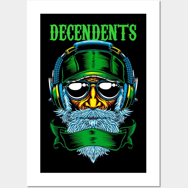 DECENDENTS BAND MERCHANDISE Wall Art by jn.anime